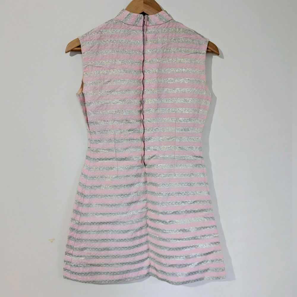 Retro Print Mini Dress - Picture 3 of 9